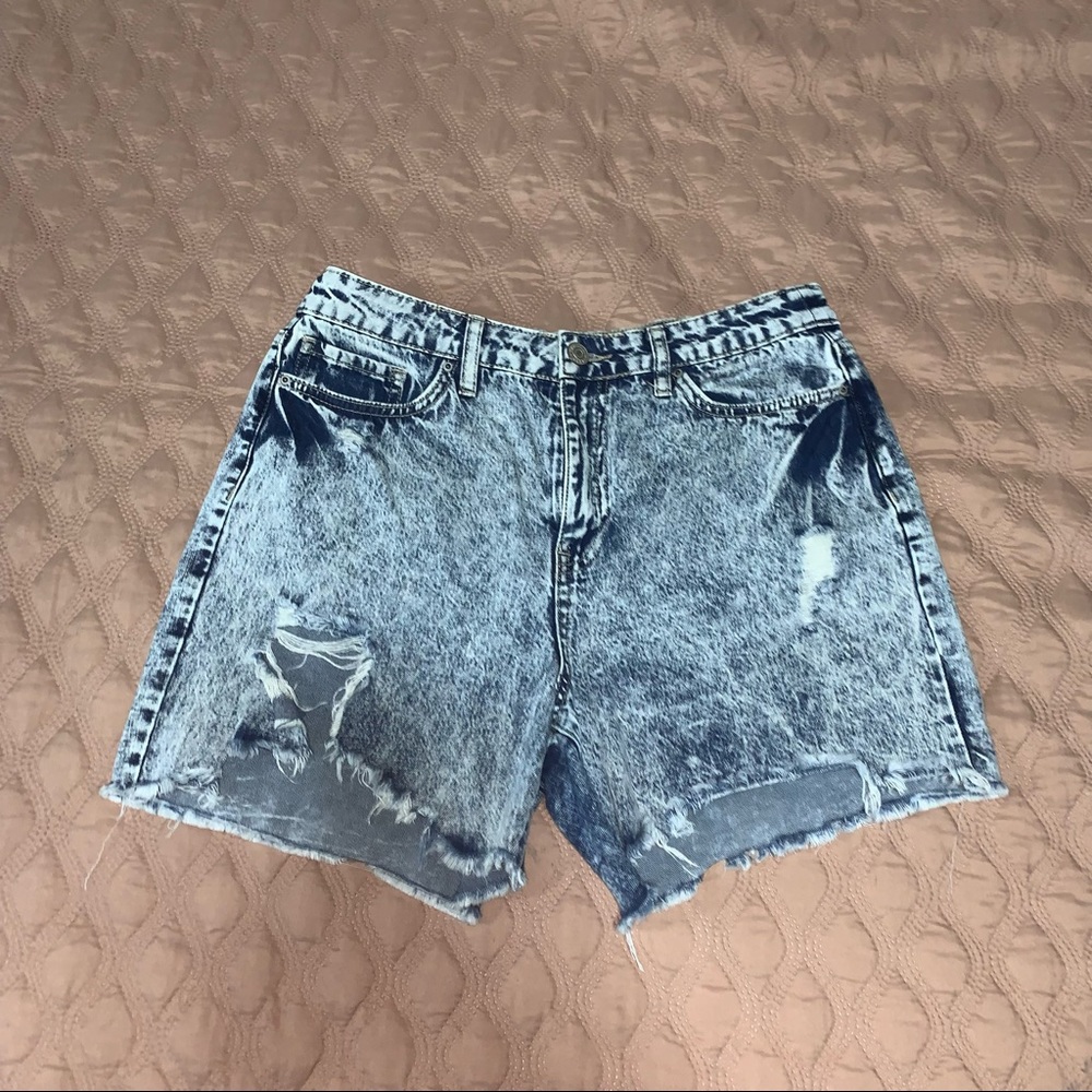 YMI distressed jean shorts